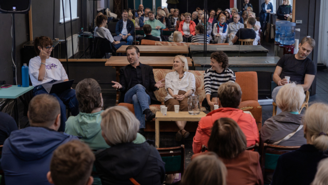 A conversation with the winners of the 119th season Audience Choice Awards. Festival “Theatre in Close-Up”