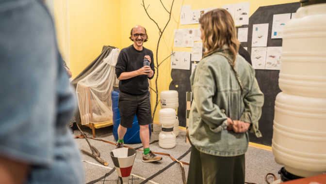 CreArt 3.0 project open studio day in Karosta