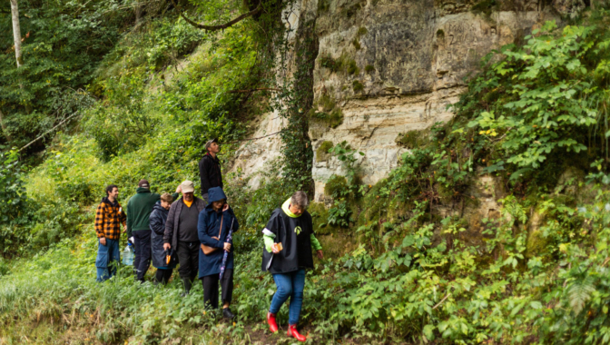 A walk and musical improvisation in the natural landscape of the Polīši ravines