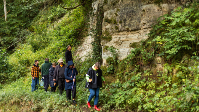 A walk and musical improvisation in the natural landscape of the Polīši ravines