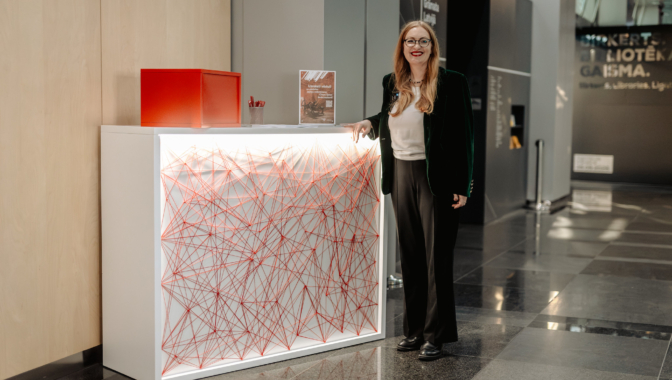Become Part of Chiharu Shiota’s Artwork at the National Library of Latvia